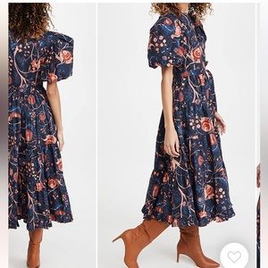ulla johnson midi dress